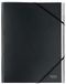 Leitz 39150095 Signature Folder Black 12 Compartments Elastic Band A4