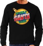 Bellatio Decorations Shoppartners Bv Foute Kersttrui / sweater - The name is Santa bitches - zwart voor heren - kerstkleding / kerst outfit S