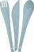 Koziol Rio set de couverts, 3 pièces, plastique, bleu poudré