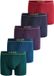 Next - Heren - Set van 5 boxershorts met katoenrijke voorkant - Blauw