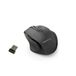 Amazon Basics Ergonomische draadloze USB-muis - DPI instelbaar - Zwart