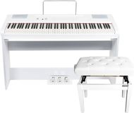 Fazley FSP-500-W piano numérique blanc + support + banc de piano