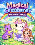 Magical Creatures: Coloring Book