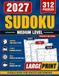 Medium Sudoku Book for Adults and Seniors: Relaxing Medium Sudoku Puzzles for Everyday Enjoyment, Sharper Thinking, and Satisfying Puzzle Solving