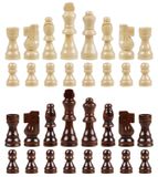 Jeu d'échecs en bois - 32 pièces - Format tournoi - Pour plateau de 40 cm
