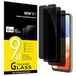 NEW'C 3 Stuks, Privacy Screen Protector voor Samsung Galaxy A14 5G/4G, M14 5G, gebalanceerde 35-graden privacyhoek met oogbescherming, ultraduurzame 9H-hardheid, bubbelvrij