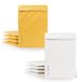 Gewatteerde m-office Gewatteerde enveloppen, luchtkussenenvelop, power wit, verzendtassen voor pakketten, verschillende maten (150 x 220 mm, 10 stuks)