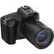 ELVANZA HD-digitale camera met wifi, dubbele lens, 32 GB, zwart