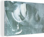 OneMillionCanvasses Canvas schilderij 140x90 cm - Abstract - Multicolor - Modern - Wanddecoratie