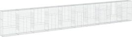 vidaXL Mur en gabion - 1000x50x150 cm - Galvanisé - Argent