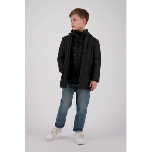 Vingino kids regenjas Monsoon zwart