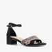 Marco Tozzi dames sandalen met hak zwart panter - Maat 39