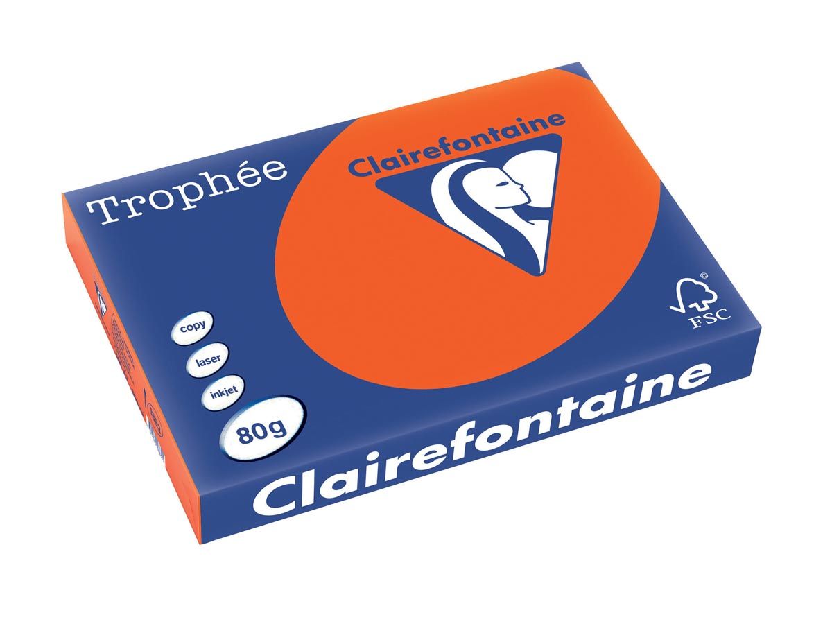Clairefontaine Trophée Intens A3 kardinaalrood 80 g 500 vel