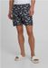Urban Classics Pattern Zwemshorts Heren Zwart/Wit 4XL
