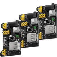 AZDelivery 3 x MB102 Breadboard Voedingsadapter - 3.3V/5V - Arduino Compatible - Incl. E-Book