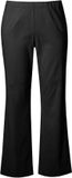 Ulla Popken Dames Bengalin broek Zwart Maat 46