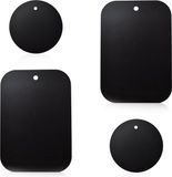 Heble® 4 Plaques métalliques pour support de téléphone de voiture pour téléphone portable magnétique auto-adhésif