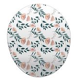 Bonamaison, Ergonomische muismat met polssteun, digitaal bedrukte muismat tegen schede problemen, antislip onderkant, voor kantoor en thuis, afmetingen: 20 x 23 cm