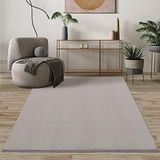 Mia's Teppiche Comfort Modern pluizig laagpolig tapijt, antislip onderkant, wasbaar tot 30 graden, super zacht, bontlook