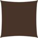 vidaXL Zonnescherm rechthoekig 2x2,5 m oxford stof bruin
