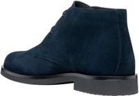 GEOX Claudio hoge leren mocassins blauw heren maat 42