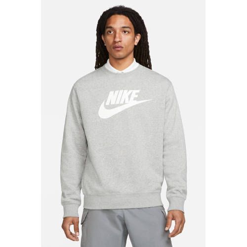 Nike sweater grijs melange