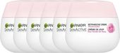 Garnier Skinactive Crème de jour botanique à l'eau de rose Peau sèche et sensible - 6 x 50ml