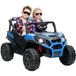 Voiture Électrique Enfants 24v 2 Places Avec Télécommande Et 3 Vitesses, Âge 3-8 Ans, Bleu