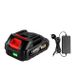 Batterie lithium-ion rechargeable, haute capacité, large compatibilité, chargeur 1128VF-1