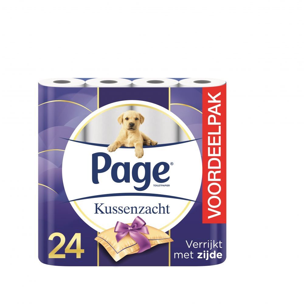 Page Toiletpapier Kussenzacht 24 stuks
