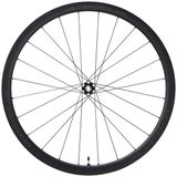 Shimano Ultegra R8170 C36 CL Disc Carbon Tubeless Racefiets Voorwiel Zwart 12 x 100 mm