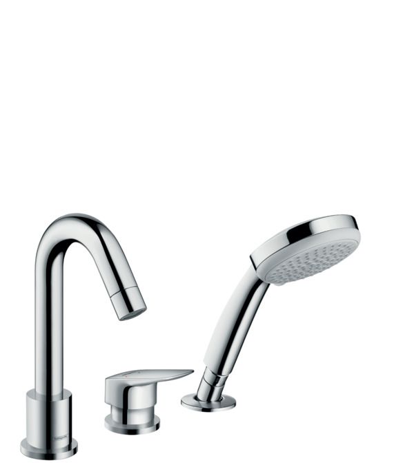 Hansgrohe Logis douche- en badkraan chroom messing