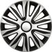 Carpoint Service Best International B.V. Wieldoppen 15 inch 4 stuks Nardo wieldoppenset 15" Zilver/Zwart