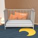 Alilime T030701 Cradle Matras van Waterfoam 60 x 130 CM, hoogte: 16 CM, orthopedisch polyurethaan polyester, wit, eenpersoons matras