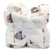Ukeler Flanellen Sherpa plaid 127 x 188 cm - uil bedrukte zachte pluche flanellen deken gooit voor bed/bank/bank/kantoor/camping
