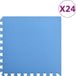 Tapis de sol 24 pièces 8,64 ㎡ mousse EVA bleu