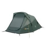 KADVA Campingtent AIRcamp voor 3 personen met pomp, tunnelconstructie, 210 x 110 x 180 x 140 cm, waterdicht, ruime luifel via ingang, ventilatiezakken, kleur groen