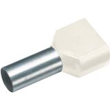 Vogt Verbindungstechnik 470914D Dubbele adereindhulzen 16 mm² Deels geïsoleerd Ivoor 100 stuk(s)