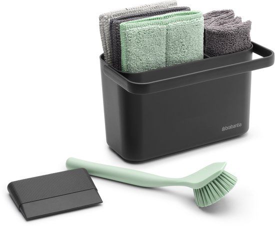 Brabantia SinkSide Aanrecht Organizer Set 8-delig - Dark Grey