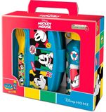 Stor URBAN BACK TO SCHOOL SET MET 400ML ALUMINIUM FLES EN LUNCHBOX MET BESTEK | MICKEY MOUSE FUN TASTISCH