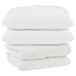 VidaXL Dekbed met kussens 3 st Wit Microfiber