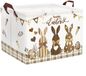Panier de rangement enfant sans marque - Avec motif lapin - Marron, 40x30x30 cm