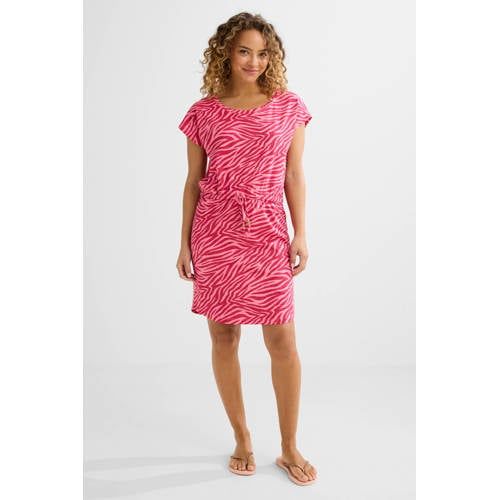BEACHWAVE strandjurk roze/fuchsia