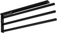 SOTECH Aluminium Handdoekhouder TED 3-armig zwart mat