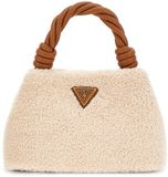 GUESS Shaida Top Handle Crossbody Bag Natural / Cognac crème