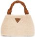 GUESS Shaida Top Handle Crossbody Bag Natural / Cognac crème