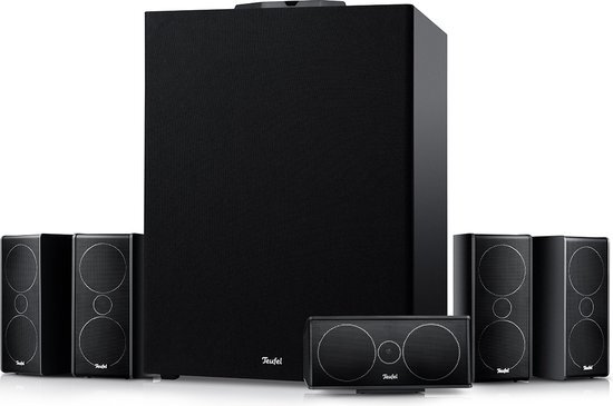 Teufel CONSONO 35 CONCEPT Surround Power Edition 5.1 set met CONCEPT 12 subwoofer , zwart