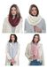 King Cole Dames Chunky Breipatroon Womens Winter Snoods & Sjaals (5184)