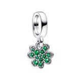 Pandora Moments Dames Bedel Zilver - Groen Zilverkleurig