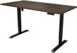 Sedero Elektrisch verstelbaar bureau - 180x80 cm - Single motor - Zwart / Donker Japandi
